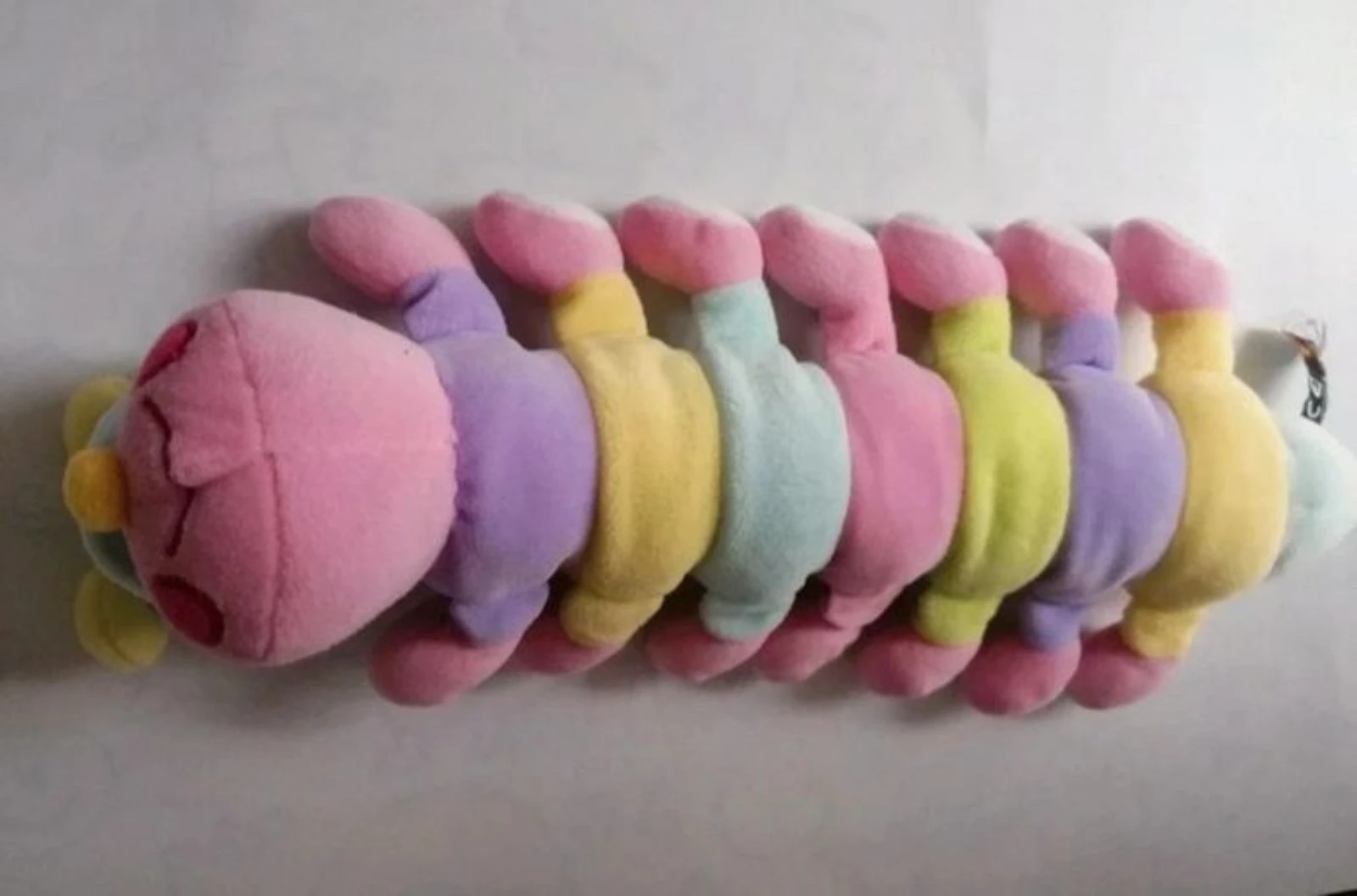Multicolored and sound-emitting millipede plush toy 45 cm – photo 5